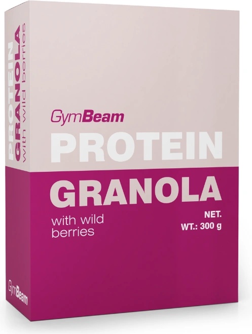 GymBeam Протеинова гранола с горски плодове 300 g