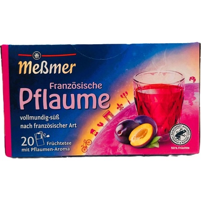 MEßMER Französische Pflaume ovocný čaj 20 x 2,25 g