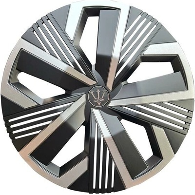 CARFACE Kryty kol EVO TALCO 16", černo-stříbrné - sada 4ks | Zboží Auto