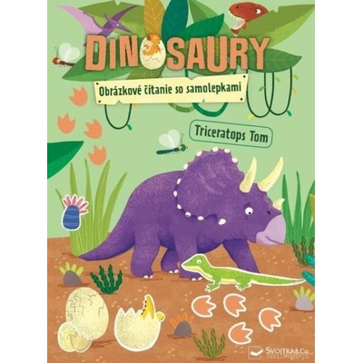 Dinosaury - Obrázkové čítanie so samolepkami - autor neuvedený