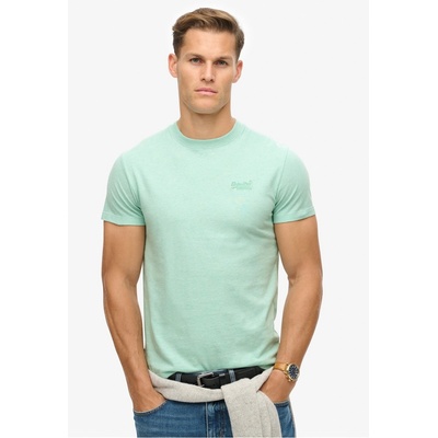 Superdry Тениска Superdry Small Chest Logo T Shirt - Light Mint