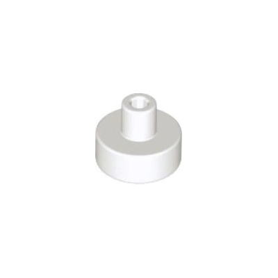 LEGO® 20482 Kocka Hladká Okrúhla s Pinom 1x1 Biela White