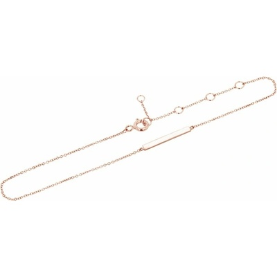 Eppi Zlatý minimalistický náramok na nohu hawes LB43834