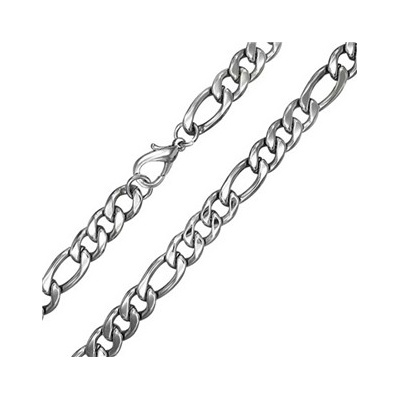 Šperky4U Ocelový řetízek figaro OPE1010-060-55