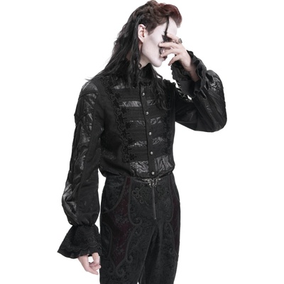 Devil Fashion košel'a Black Gothic
