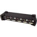 KVM přepínače Aten CS-1764A DataSwitch elektronický 4:1 (kláv.,DVI,myš,audio) USB + 2 USB periferie