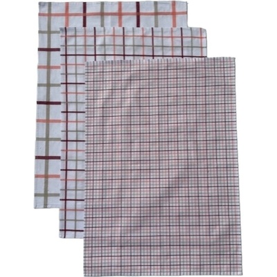 SVITAP Kocka 50x70 cm 3ks bordovo/oranžová