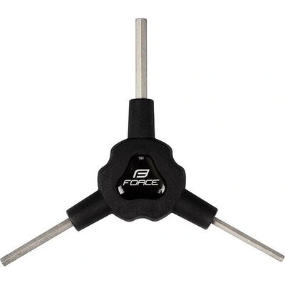 Force Klíč Y imbus trojstranný 4/5/6 mm čierny 895096