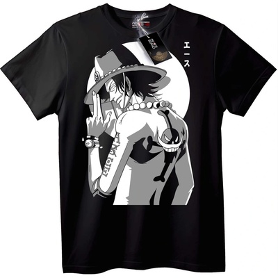 NOONEBRAND Тениска Ace от One Piece - 3XL, Black