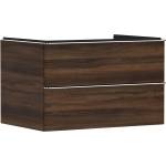 Hansgrohe Xelu Q - Шкафче за умивалник, 50x78x55 см, 2 чекмеджета, тъмен орех/хром 54077000 (54077000)