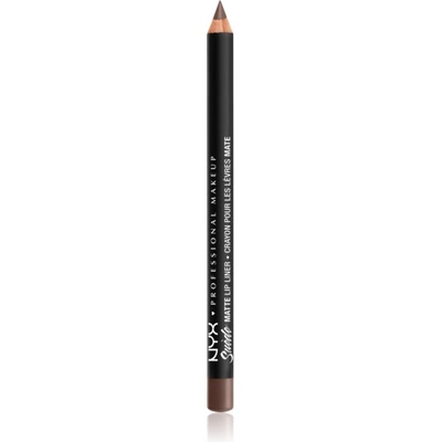 NYX Professional Makeup Suede Matte Lip Liner матиран молив за устни цвят 21 Brooklyn Thorn 1 гр