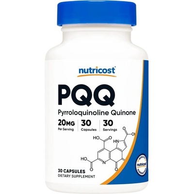 Nutricost PQQ 20 mg | Pyrroloquinoline Quinone [30 капсули]