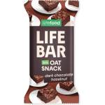 Lifefood Lifebar Oat Snack шоколадов с лешници BIO 40 г Вкус: лешник