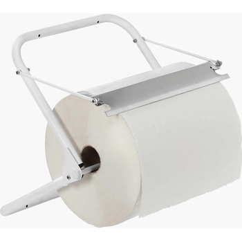 Image 1 of Стенен тръбен държач-резач за фолио/хартия, бял 9420-weiss