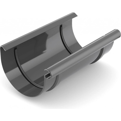 Bryza PVC spojka žlabu 150 mm RAL 7021 grafit