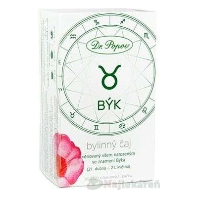 Dr.Popov Bylinný čaj BÝK nálevové sáčky 20 x 1,5 g