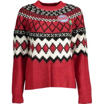 Desigual Дамски пуловер desigual, Цвят Червен (22wwjfan_rosso_3014)