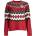 Desigual Дамски пуловер desigual, Цвят Червен (22wwjfan_rosso_3014)