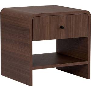 Nordure Нощно шкафче от декор от орех в тъмно естествен цвят Parila - Nordure (632NRD1144)