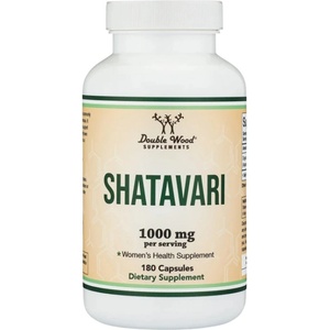 Double Wood Supplements Shatavari 500 mg [180 капсули]