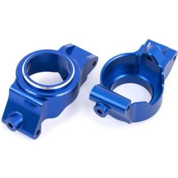 Traxxas алуминиева стойка за главина синя (лява и дясна)