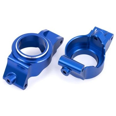 Traxxas алуминиева стойка за главина синя (лява и дясна)