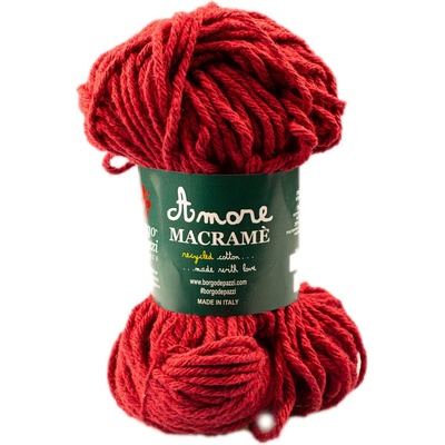 Borgo de' Pazzi Amore Cotton Macrame 71 Červená