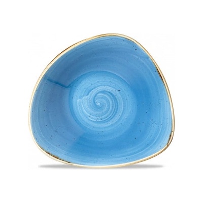 Churchill 1795 Stonecast Cornflower Blue 23,5 cm miska ve tvaru trojúhelníku