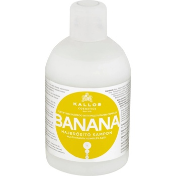 Kallos KJMN Banana posilňujúci šampón1000 ml