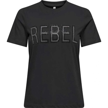 ONLY Тениска onlriri reg s/s stones top box jrs