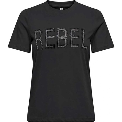 ONLY Тениска onlriri reg s/s stones top box jrs