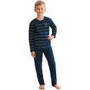 Pyžamká a košieľky Taro chlapčenské pyžamo 2622 Harry Z22 tm. modrá