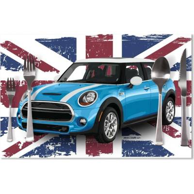 Sablio Prostírání Mini sedan Britská vlajka 40x30cm