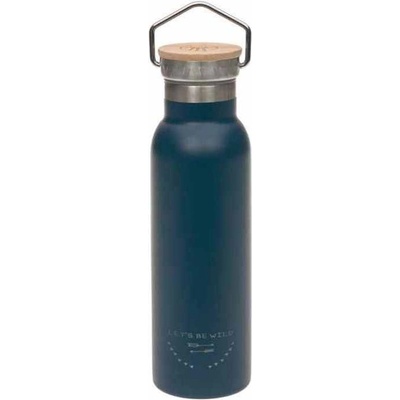 Lassig Метална бутилка Lassig - Adventure, 460 ml, синя (1210032400)