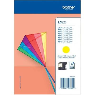 Brother Оригинален патрон Brother LC223, Yellow (3015100093)
