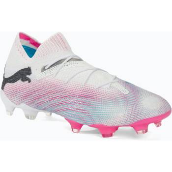 PUMA Футболни обувки PUMA Future 7 Ultimate FG/AG puma white/puma black/poison pink