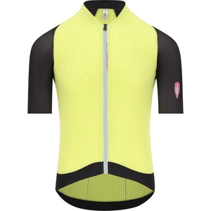 Q36.5 Мъжка фланелка с къс ръкав за колоездене Q36.5 Dottore Clima Pro Jersey Cycling jersey - Lime (056-3873-0213)
