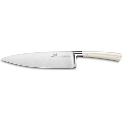 Lion Sabatier Нож на готвача EDONIST 20 cм, с нитове от неръждаема стомана, бял, Lion Sabatier (LS806581)