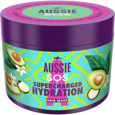 Aussie SOS Supercharged Hydration Hair Mask хидратираща маска за много суха коса 450 ml за жени