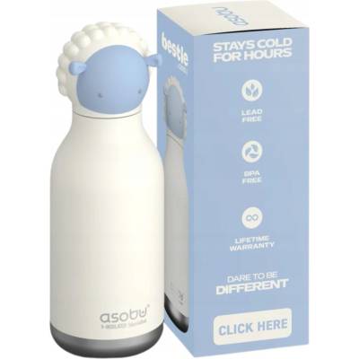 Asobu Sheep Beasts Termo láhev s brčkem 460 ml