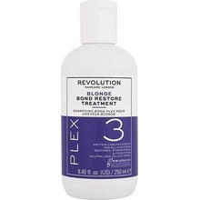 Revolution Haircare London Plex 3 Blonde Bond Restore Treatment maska na blond vlasy 250 ml