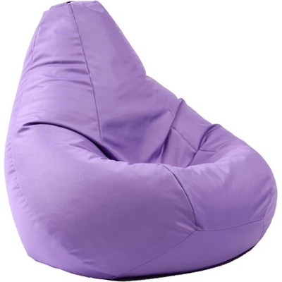Pufrelax Пуф круша, 220л. , Nirvana Hobbit, Panama Violet, Водоустойчив, Перящ се калъф, Пълнеж от Полистиролни перли (PUF-G-NH-PEX-VLT)