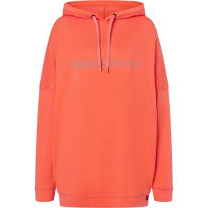 super. natural Дамски суичър super. natural Women's Feel Good Hoodie - Living Coral / Wasabi (105-4022-0614)