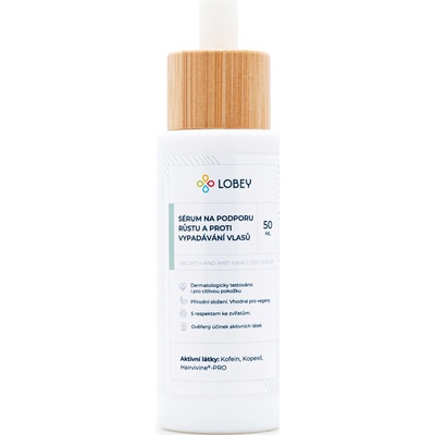 Lobey sérum na podporu rastu a proti vypadávaniu vlasov 50 ml