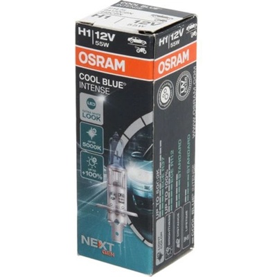 Крушка OSRAM H1, 12V, 55W, 5000К, 1550lm, 1 брой