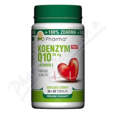 Bio-Pharma Koenzym Q10 Forte 60mg+Vit.E 30+30 kapsúl