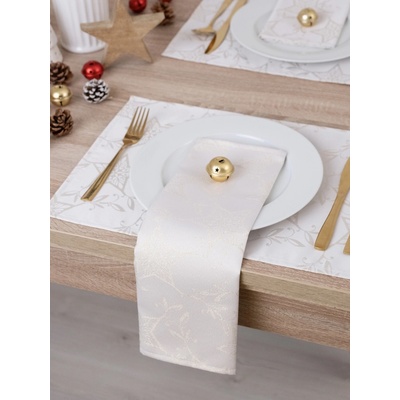 MKLuzkoviny.cz Lurexový Vánoční ubrousek Hvězdná noc 40x40cm – Zboží Dáma