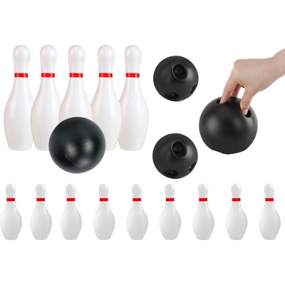 Lean Toys Klasická bowlingová súprava 10 ks kolky + gule