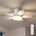 Brilagi - LED димируем таванен вентилатор LED/32W/230V Ø 95 см бял + дистанционно управление (BG3996)