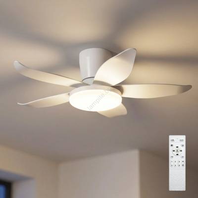Brilagi - LED димируем таванен вентилатор LED/32W/230V Ø 95 см бял + дистанционно управление (BG3996)